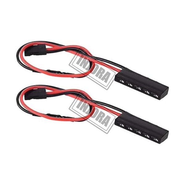 INJORA Luces LED RC 2 piezas de luz de freno exaltada RC_3
