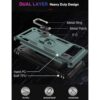 IKAZZ Google Pixel 6 Funda con protector de pantalla_2