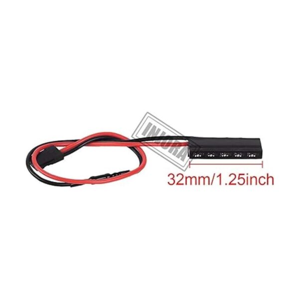 INJORA Luces LED RC 2 piezas de luz de freno exaltada RC_2