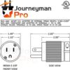 JourneymanPro 515 PV 15 amperios 120125 voltios NEMA