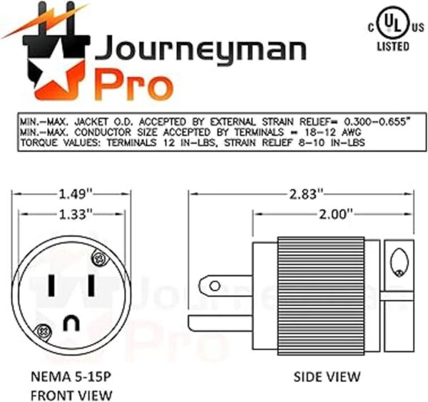 JourneymanPro 515 PV 15 amperios 120125 voltios NEMA