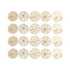 NUOBESTY 20 piezas de bricolaje de madera Spinning Tops_1