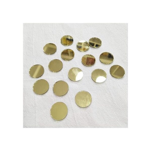 Espejo redondo de cristal de 0.8 in para manualidades