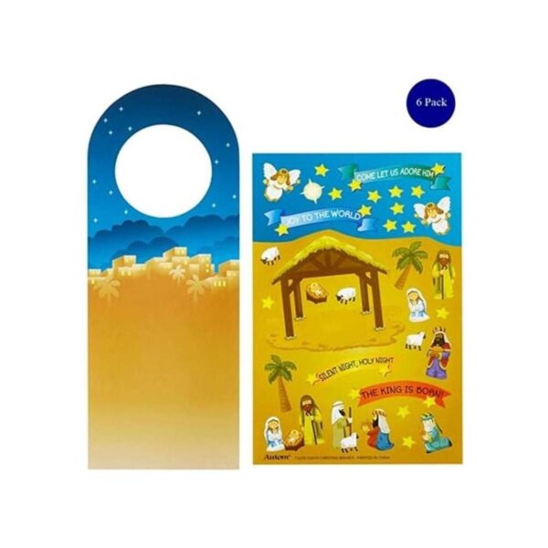 Create Your Own Nativity Juego de 6 colgadores de Navidad_2
