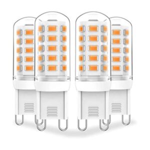 Lososuch Bombillas LED G9 regulables de 3 W T4 de 30 W_1