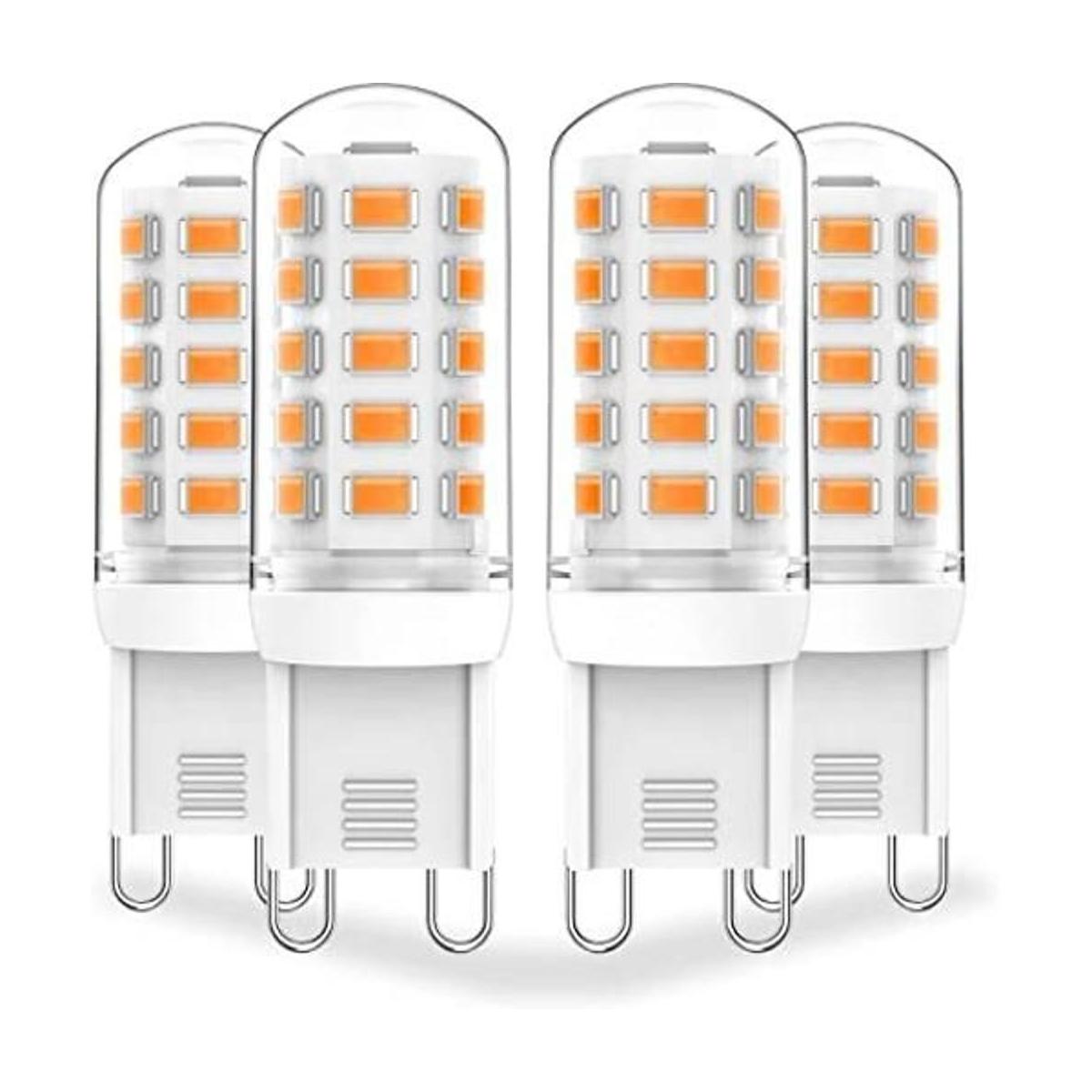 Lososuch Bombillas LED G9 regulables de 3 W T4 de 30 W