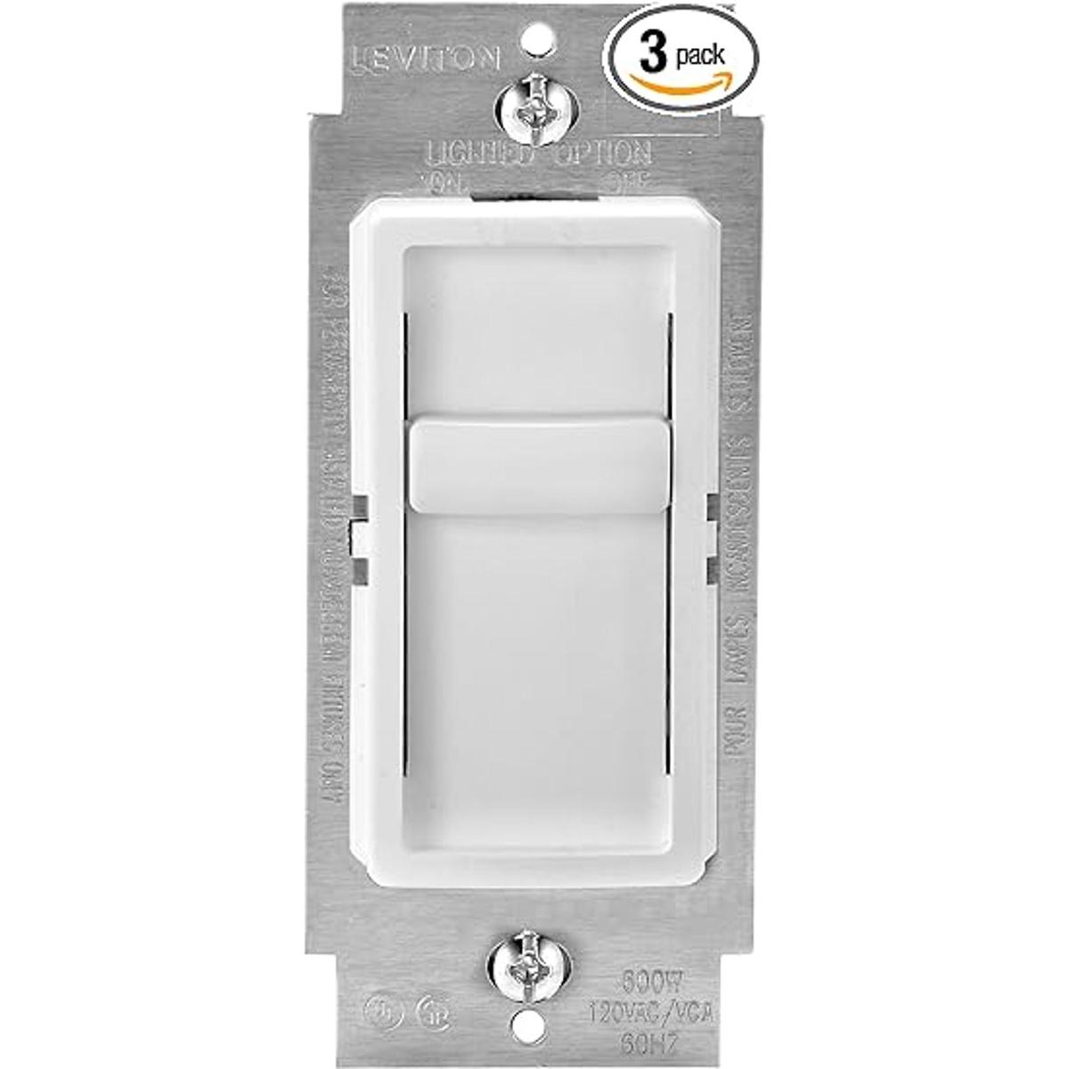 Leviton 6672 1LW SureSlide Universal 150 W LEDCFL