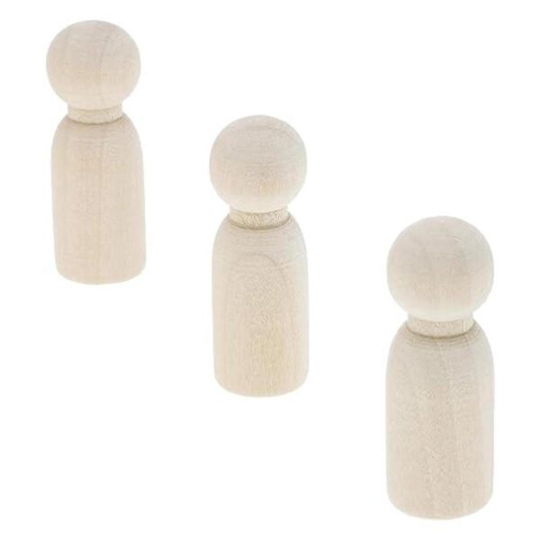 Muñecas de clavijas de madera kit de muñeca de clavijas