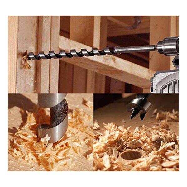 MAXCRAFT Wood Auger Bits 12 Diameter with 9inch Length_3
