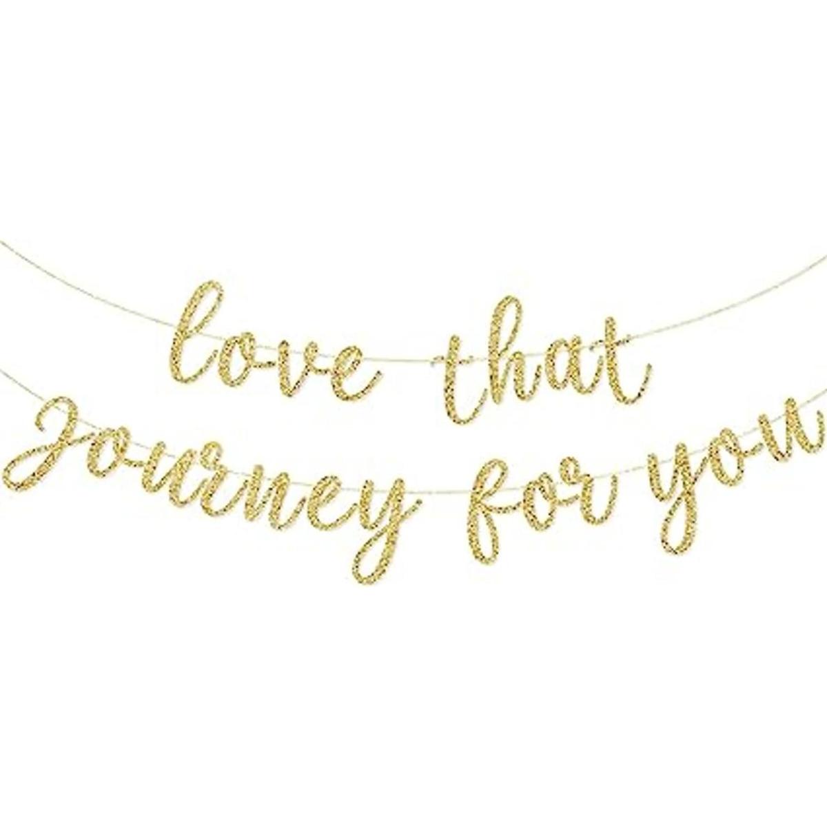 Love That Journey For You Cartel con temática de arroyo