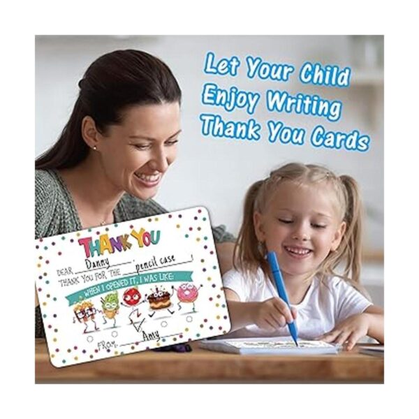 Gooji Paquete de 25 tarjetas de agradecimiento para niños_6