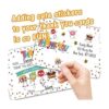 Gooji Paquete de 25 tarjetas de agradecimiento para niños_5