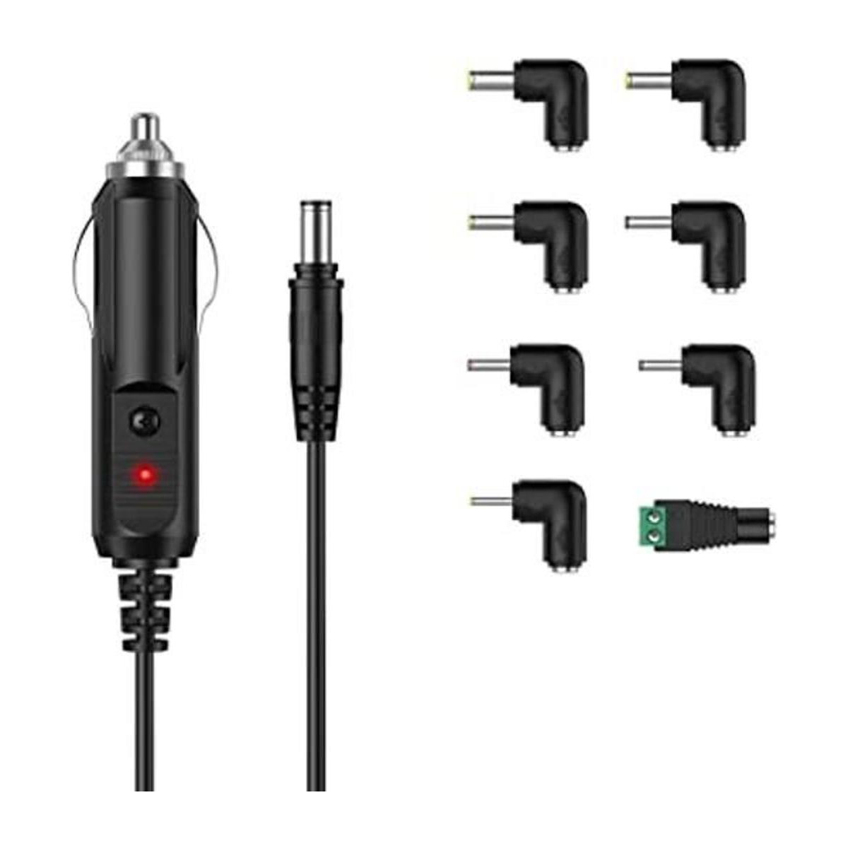 LIANSUM Cargador de coche DC de 12 V 2 A cable de