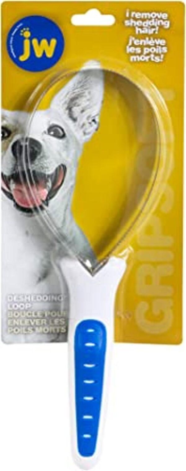 JW Pet Company GripSoft Cepillo para perro con hoja de_1