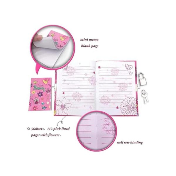 Diario para niñas con cerradura juego de diario para_6