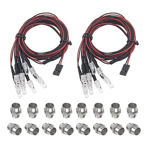HIRCQOO Juego de 2 faros delanteros LED para coche 8_4