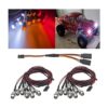 HIRCQOO Juego de 2 faros delanteros LED para coche 8_1
