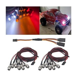 HIRCQOO Juego de 2 faros delanteros LED para coche 8_1