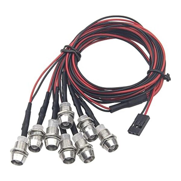 HIRCQOO Juego de 2 faros delanteros LED para coche 8_5
