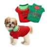 HYLYUN Paquete de 2 camisas de Navidad para perros