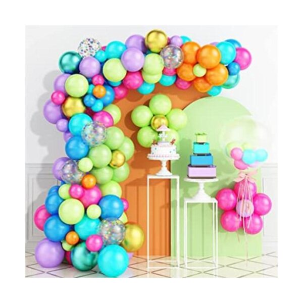 Kit de guirnalda de globos de arco iris 84 piezas de_1