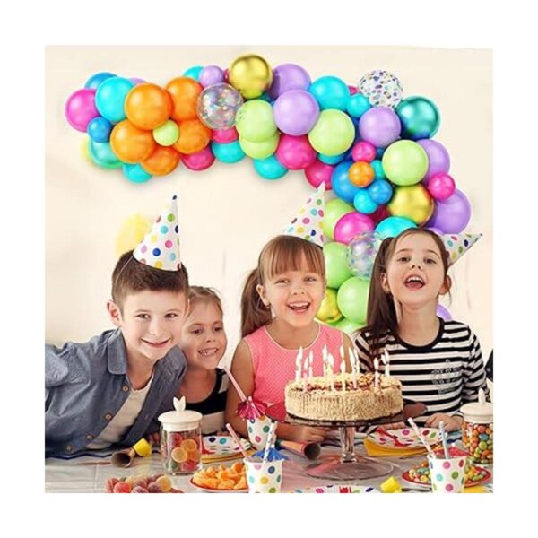 Kit de guirnalda de globos de arco iris 84 piezas de_6