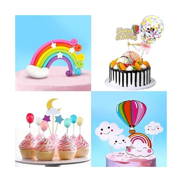 MOVINPE Decoración de pastel de feliz cumpleaños_3
