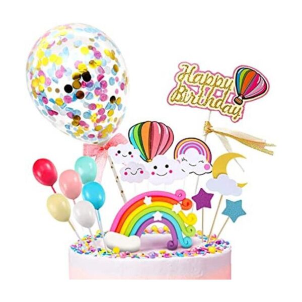 MOVINPE Decoración de pastel de feliz cumpleaños_1