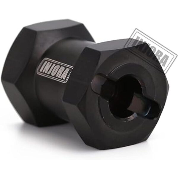 INJORA Hub hexagonal RC de 0.472 in con ruedas de latón_2