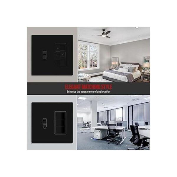 ENERLITES Placa de pared combinada para interruptor de