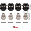 INJORA Hub hexagonal RC de 0.472 in con ruedas de latón_5