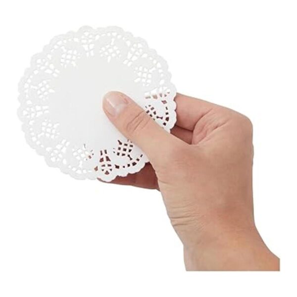 Juvale Paquete de 1000 mini paños de encaje de papel
