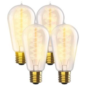 HUDSON BULB CO. Bombillas incandescentes vintage Edison de_1