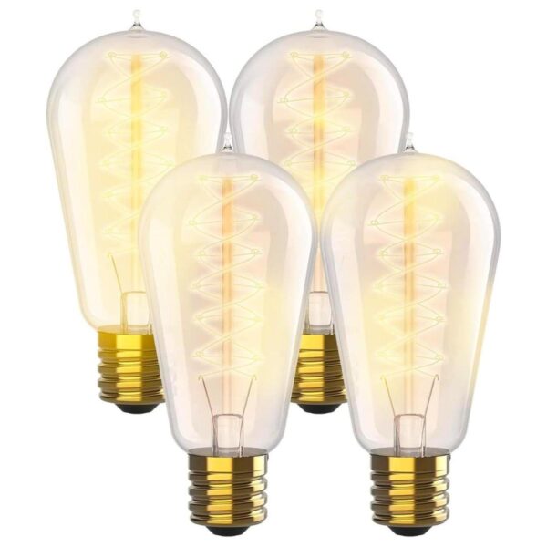 HUDSON BULB CO. Bombillas incandescentes vintage Edison de_1