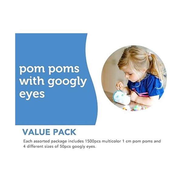 Incraftables 1500 pompones con ojos de Google. El mejor