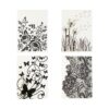 4 carpetas de plástico en relieve para manualidades