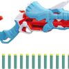 NERF DinoSquad TriceraBlast Dart Blaster carga de 3_1