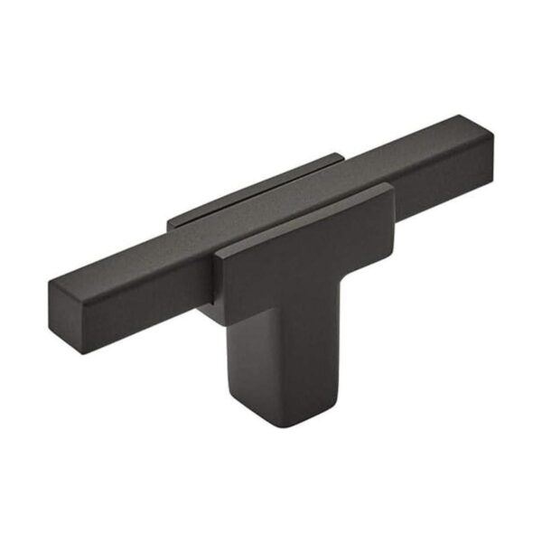 Amerock Pomo para gabinete negro matenegro mate 258