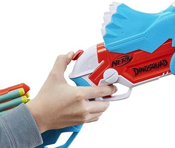 NERF DinoSquad TriceraBlast Dart Blaster carga de 3_5