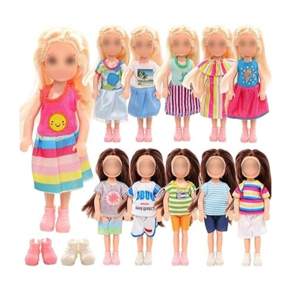 Joyfun 12 piezas de ropa y accesorios para muñecas