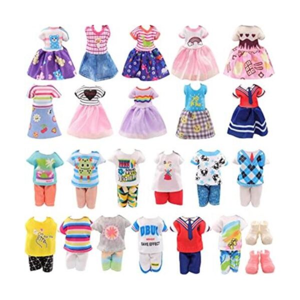 Joyfun 12 piezas de ropa y accesorios para muñecas