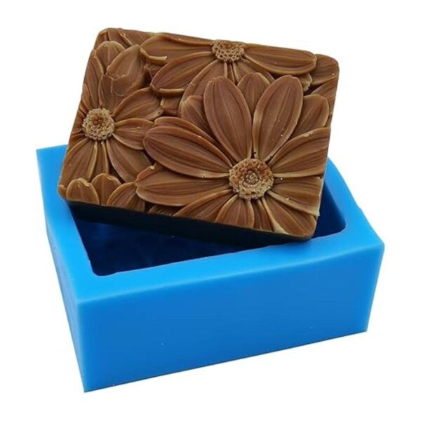 GreatMold Molde de de jabón de girasol elegante 3D
