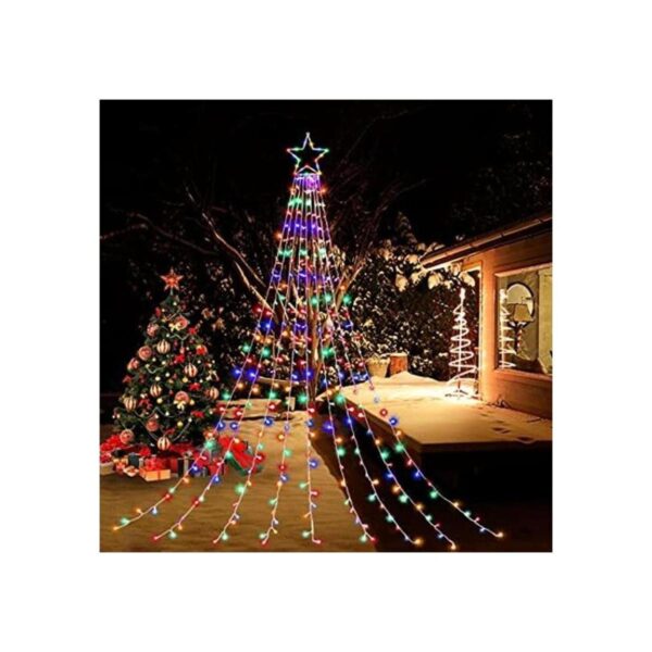 Decoraciones de Navidad cadena de luces de estrella 320_1