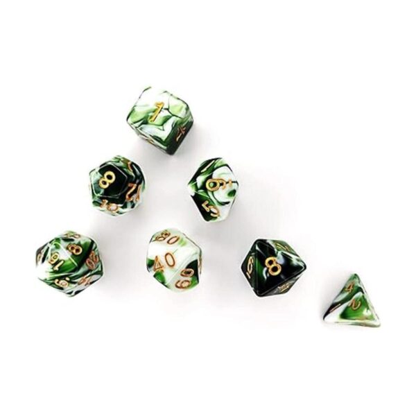 Juego de dados DND 3 juegos de dados poliédricos para_3