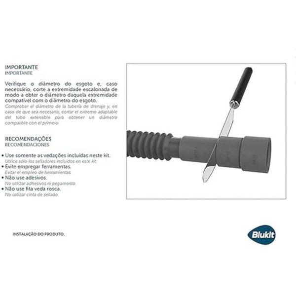 EasyDrain Ref. 030704412 Manguera extensible flexible y_2