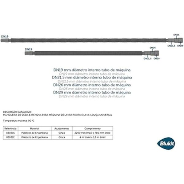 EasyDrain Ref. 030704412 Manguera extensible flexible y_3