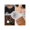 Craftdady 100 colgantes de acero inoxidable surtidos de_6