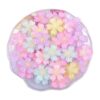 MSCFTFB 50 abalorios de resina de flores Sakura cuentas de