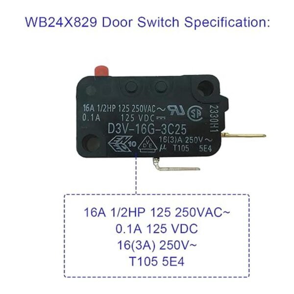 LONYE WB24X829 D3V16G3C25 Interruptor de puerta secundaria_3