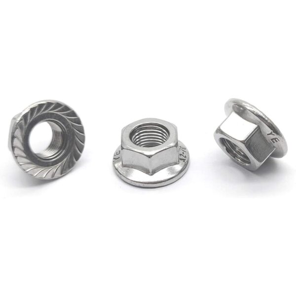 M10x1.0.000 in 304 Acero inoxidable hilo fino brida_1